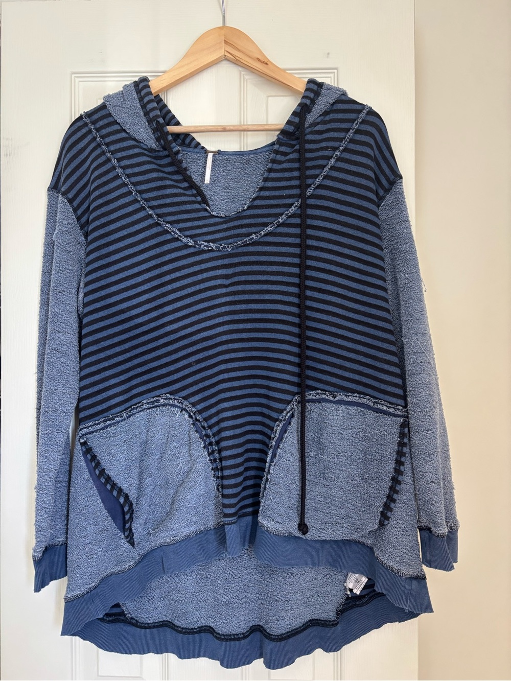 Free People Walk the Line Oversized Tunic Hoodie